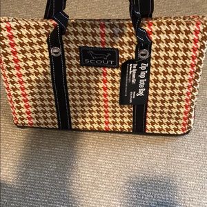 NWT SCOUT “Uptown Girl” ZIP Top Tote Bag
